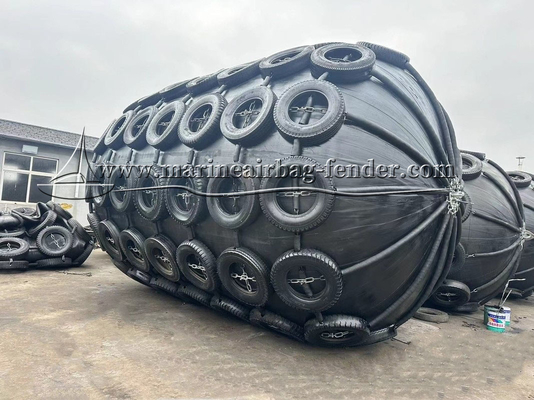 Resistência ao envelhecimento Fender de borracha pneumática fácil de inflar flange de aço inoxidável padrão ISO17357