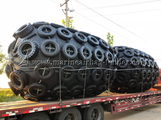 Resistência ao envelhecimento Fender de borracha pneumática fácil de inflar flange de aço inoxidável padrão ISO17357