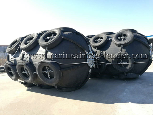1.5m X 3m Fender de Embarque de Borracha Inflável Fender de Porto para Navio e Navio de Barco