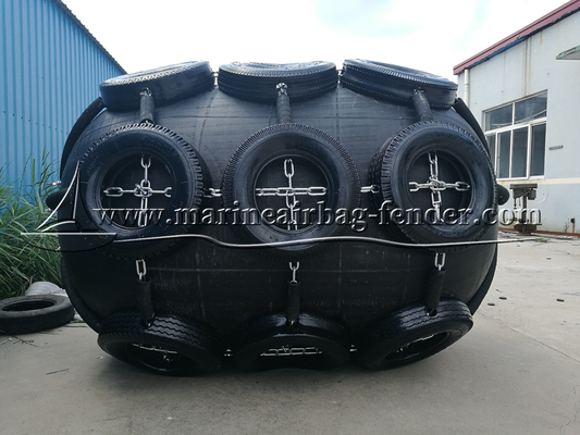 1.5m X 3m Fender de Embarque de Borracha Inflável Fender de Porto para Navio e Navio de Barco
