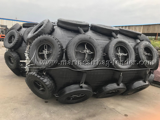 1.5m X 3m Fender de Embarque de Borracha Inflável Fender de Porto para Navio e Navio de Barco