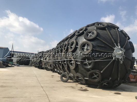 Navios Fenders Marítimos Pneumáticos 50kPa / 80kPa Borracha Natural