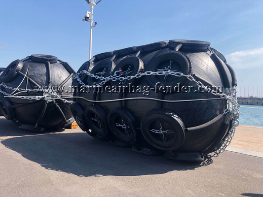 1.5m X 3m Fender de Embarque de Borracha Inflável Fender de Porto para Navio e Navio de Barco