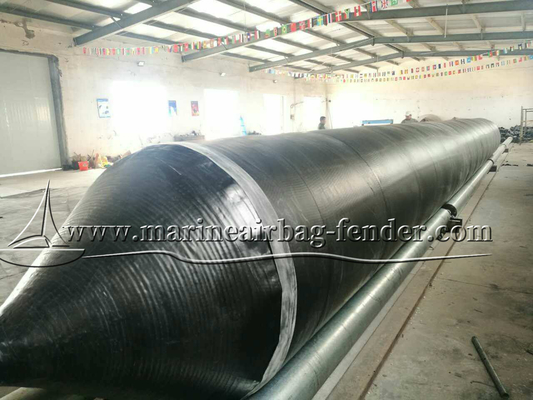 Balão de borracha inflável personalizado, airbags de borracha marinha para lançamento rápido de navios.