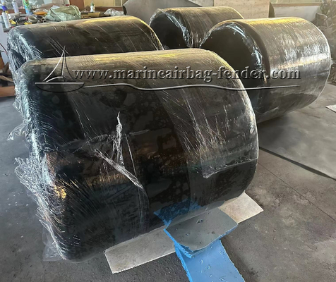 Fender de barco de espuma EVA de alta densidade com superfície de poliurea e rede de pneus de cadeia