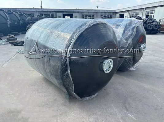 Fender de barco de espuma EVA de alta densidade com superfície de poliurea e rede de pneus de cadeia