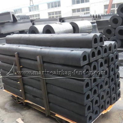 Fenders de borracha preto D de tamanho personalizado Fenders extrudidos marinhos