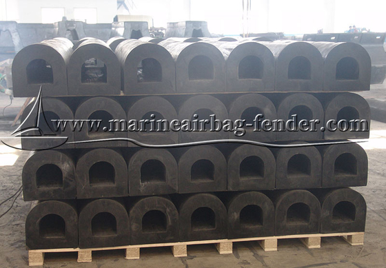 Fenders de borracha preto D de tamanho personalizado Fenders extrudidos marinhos