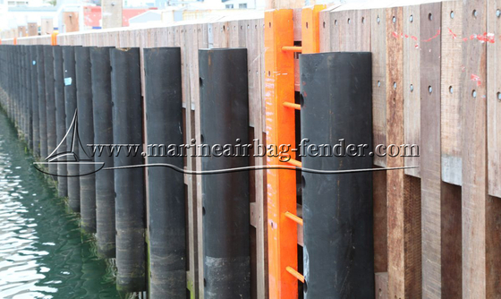 Fender de borracha de tipo D personalizado, Fender sólido marinho para proteção de navios