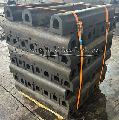 Fender de borracha de tipo D personalizado, Fender sólido marinho para proteção de navios