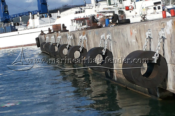 Instalação em parafuso de borracha marinha cilíndrica para offshore