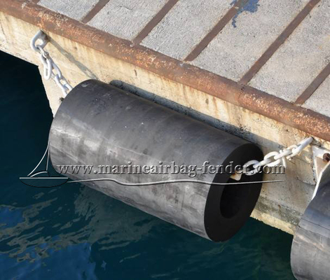 Instalação em parafuso de borracha marinha cilíndrica para offshore