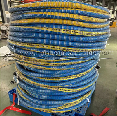 Tubos de borracha de dragagem marítima autoflutuantes de trabalho pesado com flange de aço inoxidável