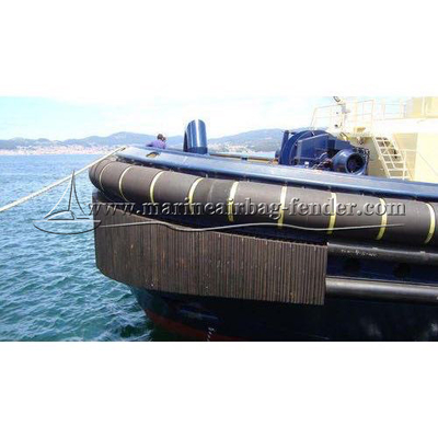 Fender de borracha marinha resistente ao tempo / Fender de reboque com acessórios de aço inoxidável