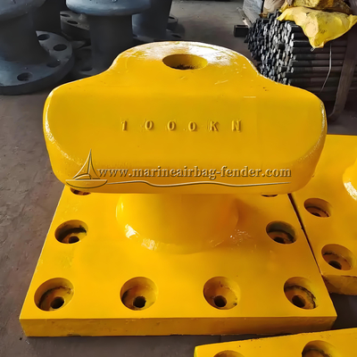 Bolão de acerto de aço pintado resistente a intempéries, bolão marinho de alta durabilidade