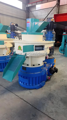 Máquina de pellets vertical, equipamento elétrico de combustível de biomassa