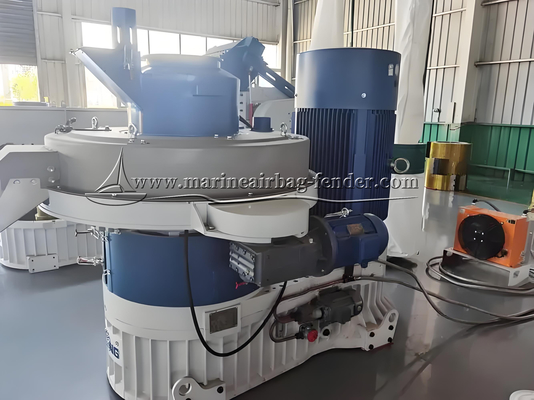 Máquina de pellets pneumática com redutor de carga pesada / sistema automático de lubrificação