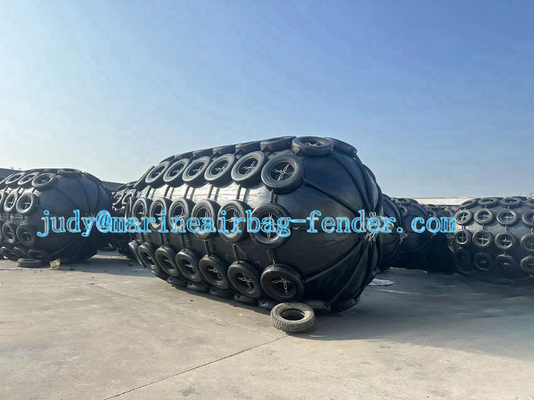 Resistência a boas condições meteorológicas Vessel Pneumatic Rubber Fender 50kPa/80kPa Resistência