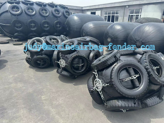 Fender de borracha pneumático de navio de doca resistente ao envelhecimento durável para proteção de doca