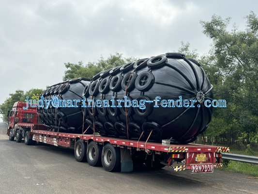 Fender de borracha inflável de alta resistência para aplicações offshore