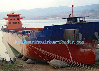 4-15 camadas de cabo Airbag de lançamento de navios Airbag marítimo com certificado CCS de 24 meses